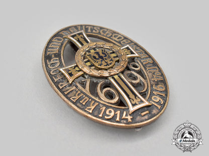 austria-_hungary,_empire._an_infanterie-_regiment_hoch_und_deutschmeister_nr.4_tradition_badge,_by_rozet&_fischmeister_l22_mnc1518_743_1