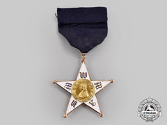 United States. A National Mary Washington Memorial Association Badge In Gold To Mrs. Charles Burt Tozier