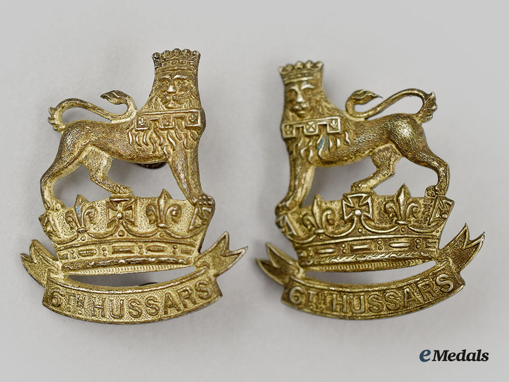 canada,_commonwealth._a6_th_duke_of_connaught's_royal_canadian_hussars_officer's_collar_badge_pair,_c.1899_l22_mnc1558_151_1