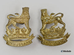 Canada, Commonwealth. A 6Th Duke Of Connaught's Royal Canadian Hussars Officer's Collar Badge Pair, C.1899