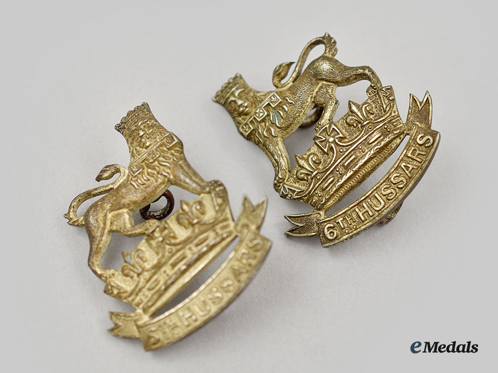 canada,_commonwealth._a6_th_duke_of_connaught's_royal_canadian_hussars_officer's_collar_badge_pair,_c.1899_l22_mnc1559_152_1