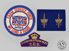 United Kingdom, Canada. Three Patches