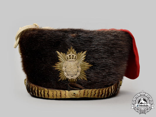 saxony,_kingdom._a_rare_hussar_regiment_officer’s_busby_l22_mnc1683_756