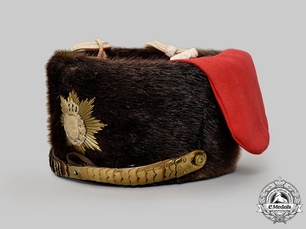 saxony,_kingdom._a_rare_hussar_regiment_officer’s_busby_l22_mnc1684_757