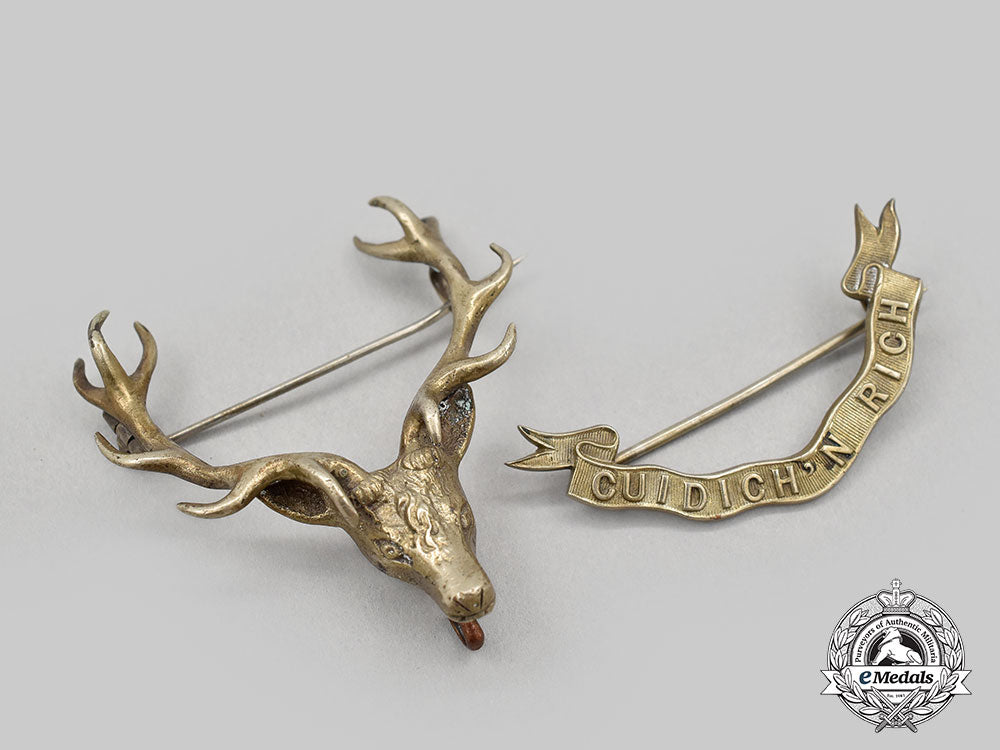 canada,_commonwealth._two_seaforth_highlanders_items_l22_mnc1715_845
