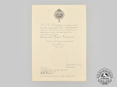 Sweden, Kingdom. An Order Of The North Star, Grand Cross By Carlman To Ambassador Augusto Potier, C.1960