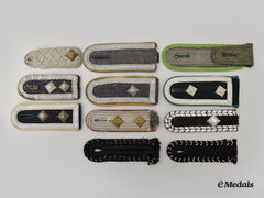 Germany, Third Reich. A Mixed Lot Of Shoulder Straps And Boards