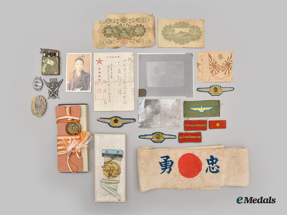 japan,_empire._a_pilots_group_of_photos,_insignia,_medals_and_papers_l22_mnc1792_465