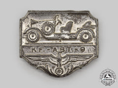 Germany, Heer. A Kraftfahr-Abteilung 9 Commemorative Badge