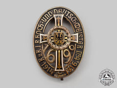 Austria, Empire. An Imperial And Royal (K.u.k.) Infantry Regiment High & German Champion No. 4 Badge 1914-1916