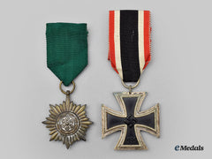 Germany, Wehrmacht. A Pair Of Service Decorations