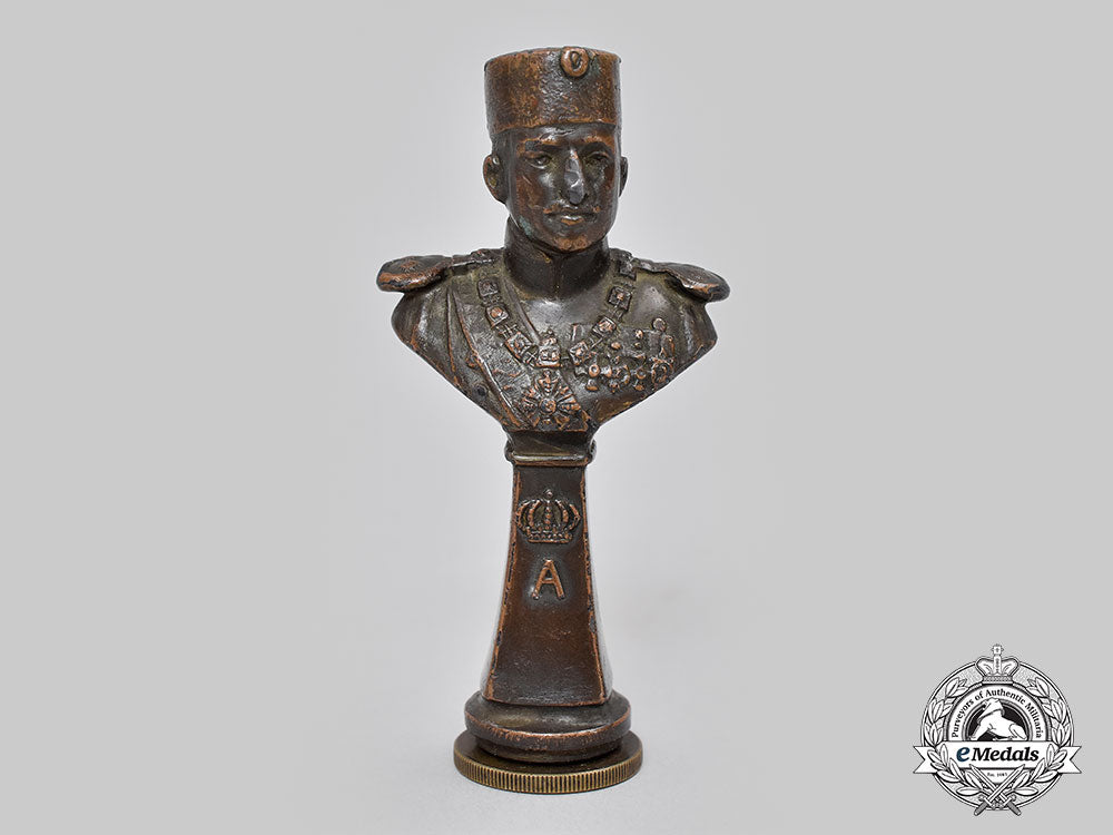 yugoslavia,_kingdom._a_bronze_stamp_of_alexander_i_and_photos_of_the_karadjordjevic_royal_family_l22_mnc2107_051