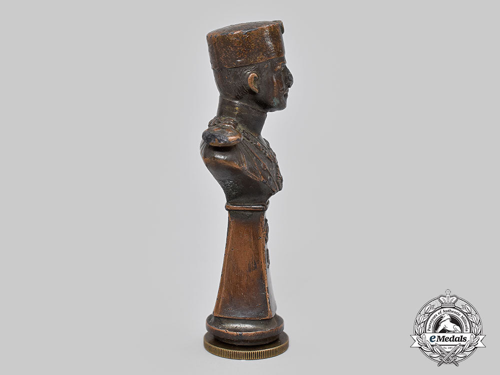 yugoslavia,_kingdom._a_bronze_stamp_of_alexander_i_and_photos_of_the_karadjordjevic_royal_family_l22_mnc2110_054