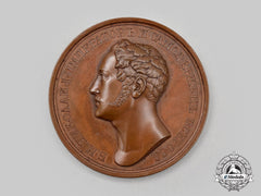 Russia, Imperial. A Table Medal For The 10Th Anniversary Of The Coronation Of Tsar Nicholas I