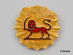 Iran, Pahlavi Empire. A Canadian Made Order Of The Lion And Sun Membership Badge,  By Birks, C.1935