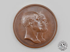 Russia, Imperial. A Table Medal For The 25Th Anniversary Of The Moscow Agricultural Society, By P. Utkin And A. Klepikov, 1845
