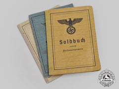 Germany, Wehrmacht. A Rare Lot Of Mint And Unissued Heer, Luftwaffe, And Ss Soldbücher