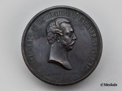 Russia, Imperial. An 1856 Medal For The Coronation Of Tsar Alexander Ii, By Mikhail Kuchkin And Alexander Lyalin