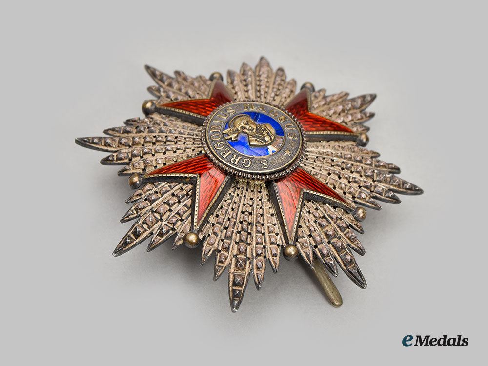vatican,_papal_states._a_pontifical_equestrian_order_of_st.gregorius,_grand_cross,_by_a._tanfani,_c.1875_l22_mnc2306_717