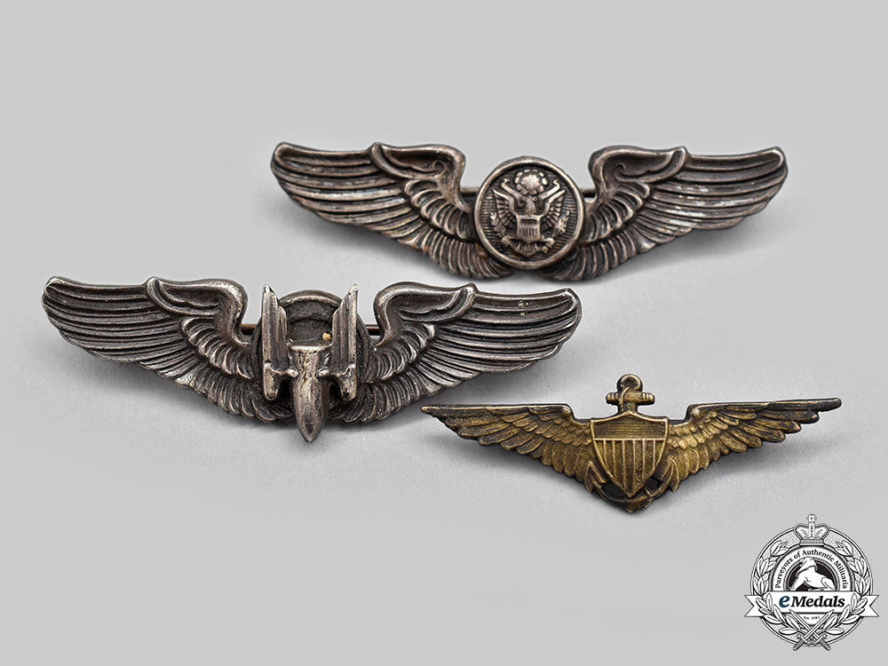 united_states._three_second_war_air_force_qualification_and_shirt_wings,_c.1941_l22_mnc2319_169_1_1