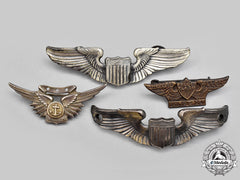 United States. A Lot Of Four Air Force Badges