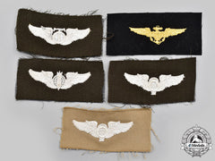 United States. Four Embroidered Air Force Uniform Patches