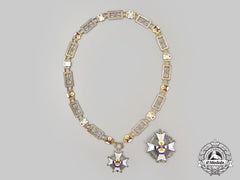 Spain, Fascist State. An Order Of Saint Raymond Of Penafort, Cross Of Honour Collar And Star, C.1940