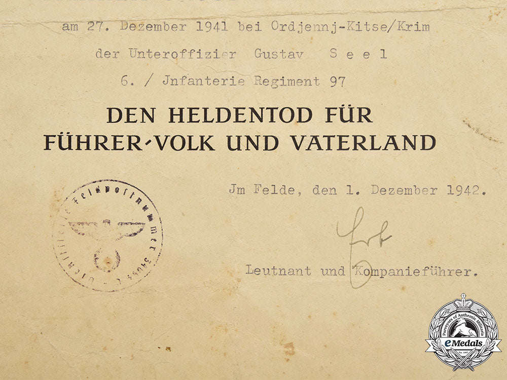 germany,_heer._a_hero’s_death_certificate_to_unteroffizier_gustav_seel,_infanterie-_regiment97,_crimean_campaign_kia_l22_mnc2440_260_1_1