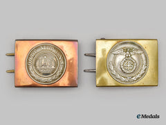 Germany, Imperial; Germany, Third Reich. A Pair Of Belt Buckles