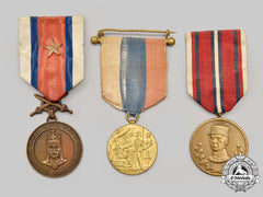 Czechoslovakia, Republic. A Lot Of Three Medals