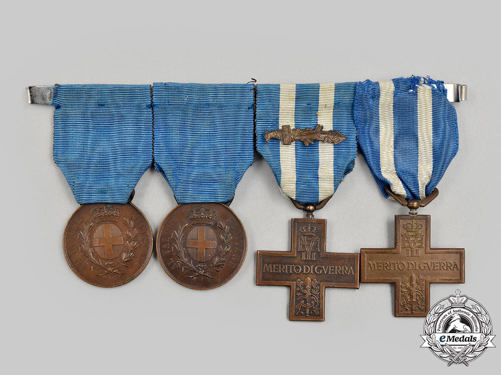 italy,_kingdom._a_double_al_valore_militare_award&_document_group_to_captain_sergio_marselli,26_th_army_corps_l22_mnc2591_300