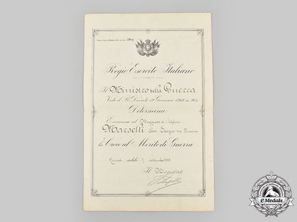 italy,_kingdom._a_double_al_valore_militare_award&_document_group_to_captain_sergio_marselli,26_th_army_corps_l22_mnc2597_304
