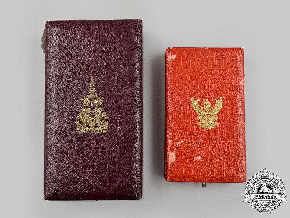 thailand,_kingdom._two_medal_cases_l22_mnc2606_312_1