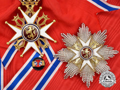 Norway, Kingdom. An Order Of St. Olav, Grand Cross Set In Gold, By Tostrup
