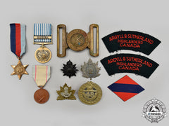 Canada. A Lot Of Eleven Military-Themed Items