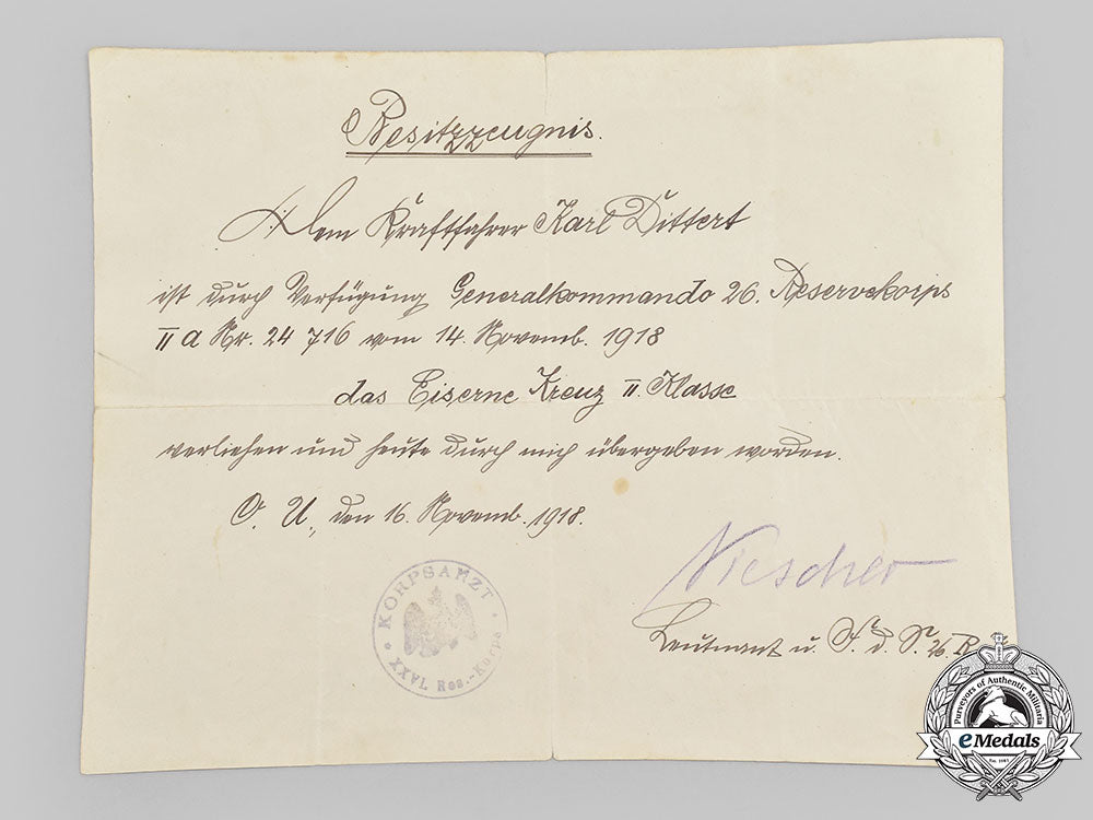 germany,_imperial._a1914_iron_cross_ii_class,_with_award_document_to_karl_dittert_l22_mnc2732_372_1_1
