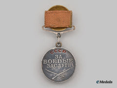 Russia, Soviet Union. A Medal For Combat Service, Type I, Variation Iii By Monetny Dvor