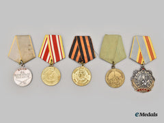 Russia, Soviet Union. A Mixed Lot Of Medals
