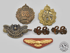 Canada, Cef. A Lot Of Six Uniform Badges