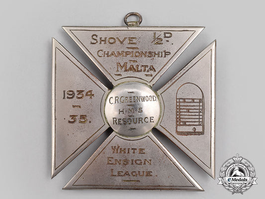 united_kingdom._a_white_ensign_league_shove1/2_d_championship_at_malta_medal1934-1935,_named_to_c.r._greenwood,_h.m.s._resource_l22_mnc2824_657_1