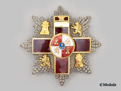Spain, Kingdom. An Order Of Military Merit, Ii Class Star, Red Distinction