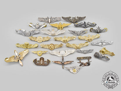 united_states._a_lot_of_twenty-_six_assorted_air_force_wings_and_related_badges_l22_mnc2843_404