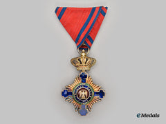 Romania, Kingdom. An Order Of The Star, Officer, Civil Division, Type I