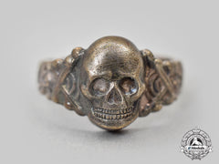 Germany, Third Reich. A Totenkopf Ring, Privately Purchased Example