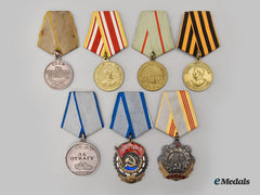 Russia, Soviet Union. A Mixed Lot Of Medals & Awards