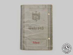 Germany, Ss. A Rare Wehrpaß To Ss-Oberscharführer Helmut Hoffmann