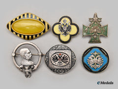 Austria, Empire. A Lot Of First War Period Patriotic Pins