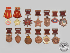 China, People's Republic; Vietnam, Democratic Republic (North Vietnam). Lot Of Thirteen Medals