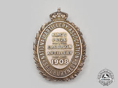 United Kingdom. A National Artillery Association At Shoeburyness, King's Prize For Garrison Artillery 1908