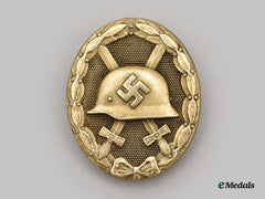 Germany, Wehrmacht. A Gold Grade Wound Badge, By Moritz Hausch